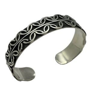 Taxco Mexico TR-71 Sterling Silver 925 Cuff Bracelet vintage